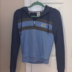 PINK Victoria’s Secret women’s quarter zip hoodie